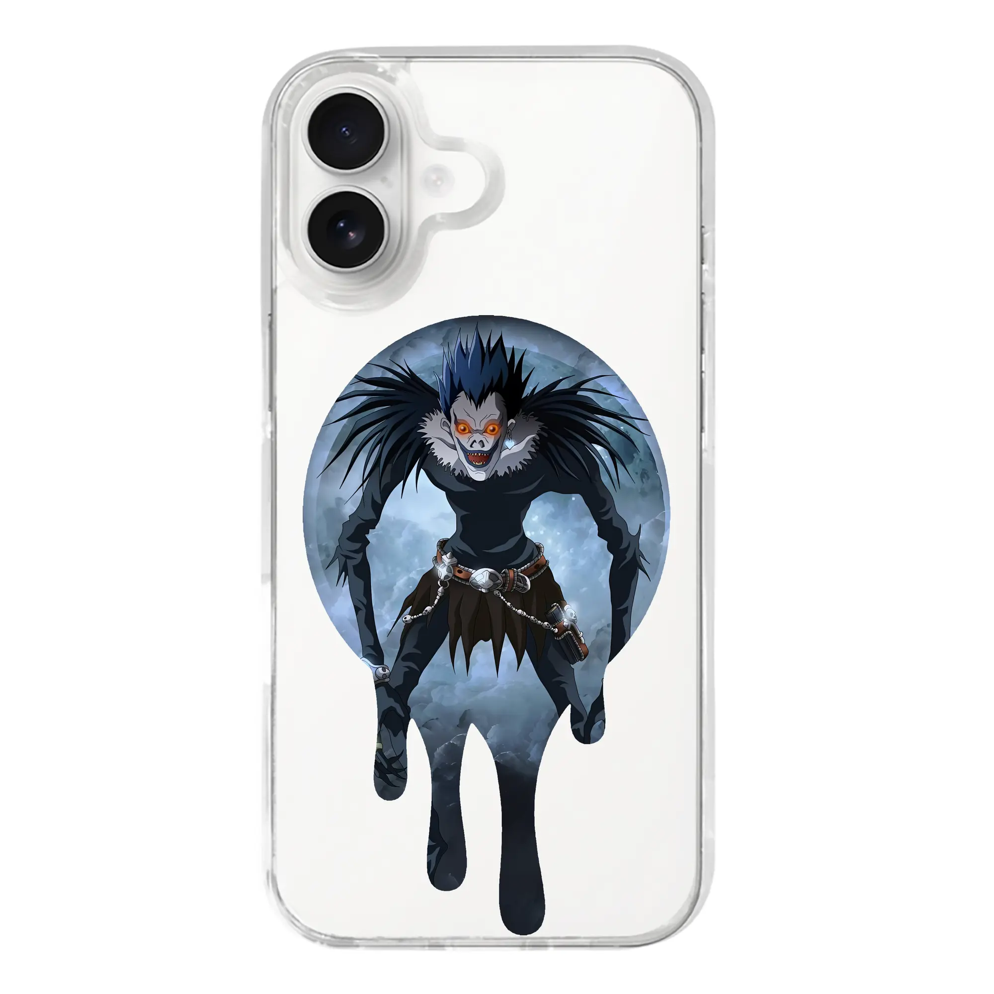 デスノート グッズ,リューク - iPhone 17シリーズ 透明スマホケース – 薄型・耐衝撃・精密フィット保護カバー